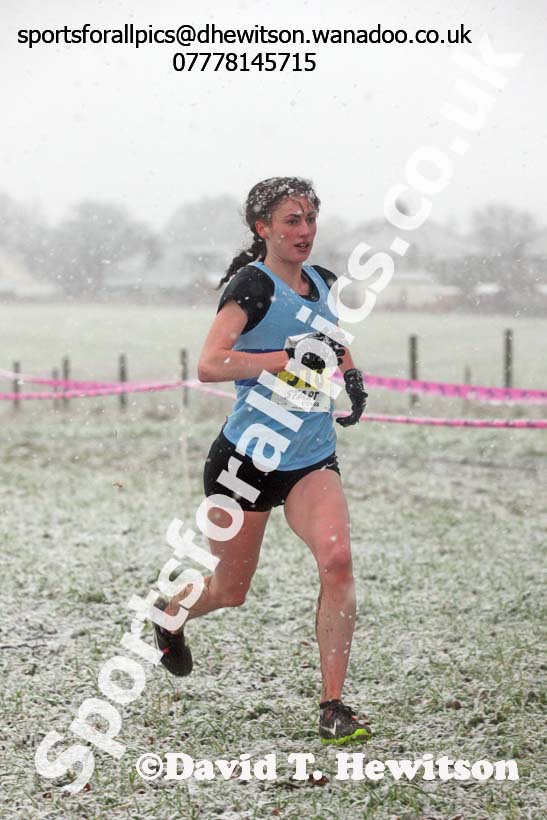 Womens under-20s North Eastern Cross Country, Sedgefield, County Durham. Photo: David T. Hewitson/Sports for All Pics